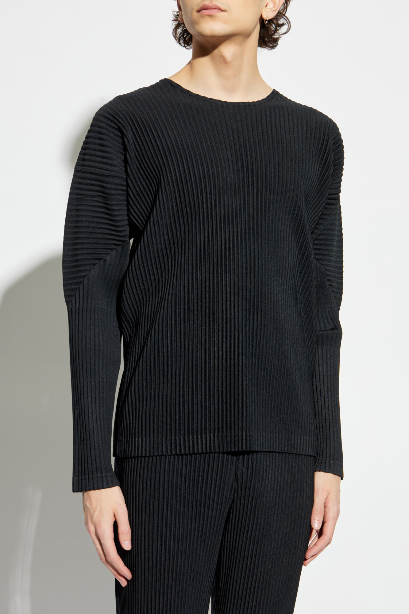 Black Pleated T-shirt Homme Plissé Issey Miyake - Vitkac Italy